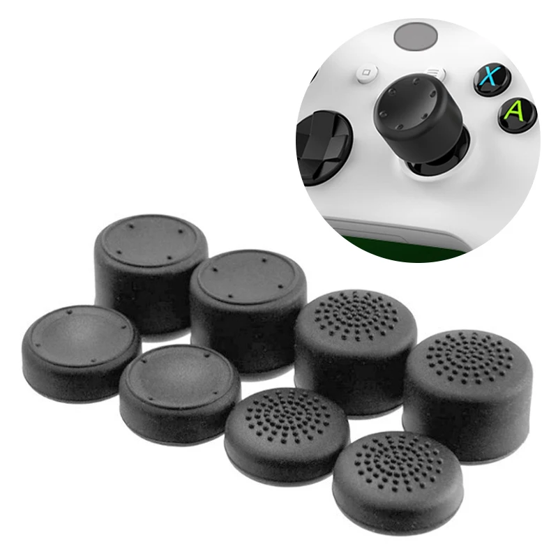 Gaming Accessories For Xbox Series X - 8 stücke Controller Silikon Analog Thumb-Stick