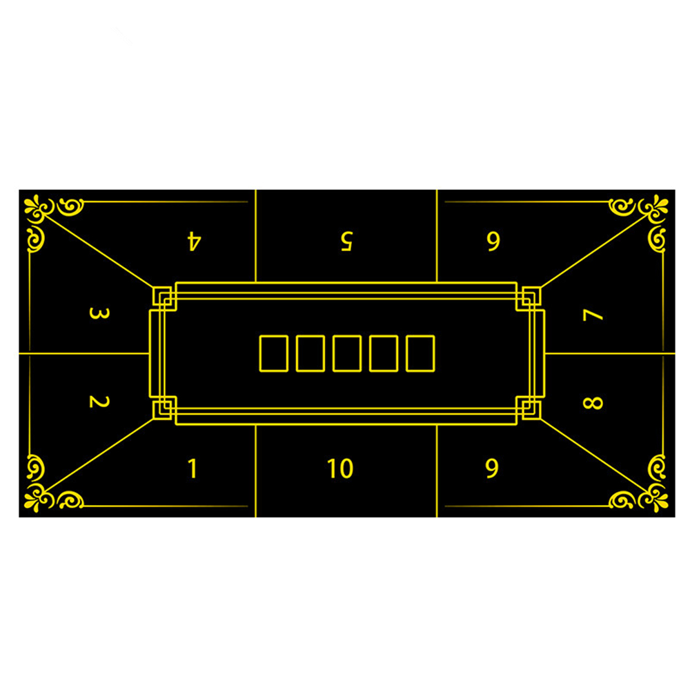 Gaming Accessories For Desk - Verdickte Gummi-Poker-Tischdecke Casino Texas Hold'em Tischmatte