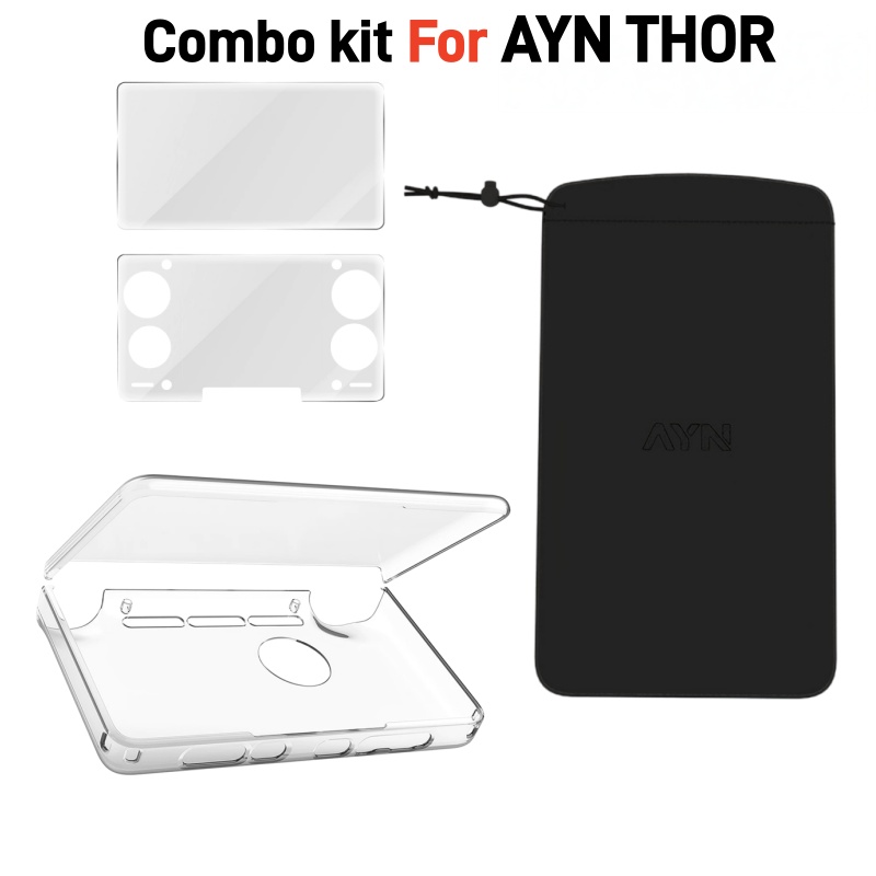 Gaming Accessories Bundle - AYN THOR Gaming-Konsolen-Zubehörpaket Ergonomischer TPU-Griff +