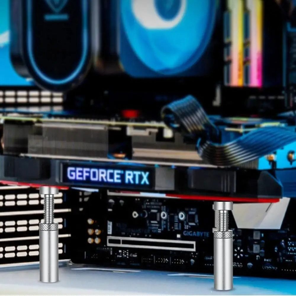 Vertical Gpu Bracket - Verstellbarer Grafikkartenhalter aus Aluminium, teleskopisch drehbar,