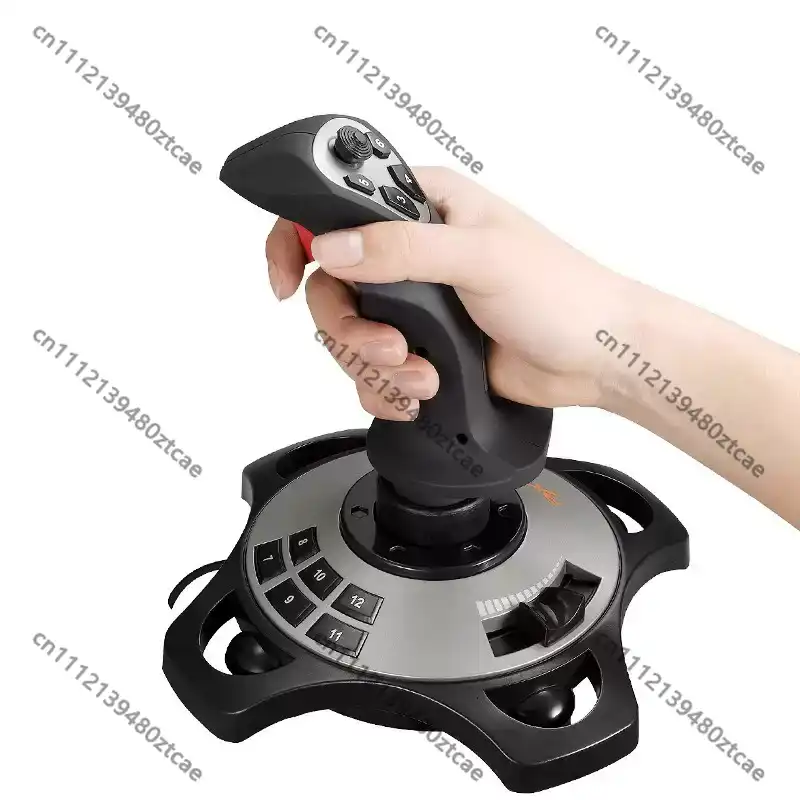 Gaming Hardware And Accessories - PC Zivilluftfahrt Flugsimulator Joystick Desktop Luftfahrt-Simulationssteuerung