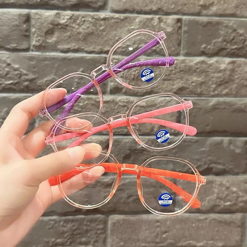 Gaming Accessories Girls - Blaulichtblockierende Brille für Kinder, Computerbrille, Silikonrahmen,