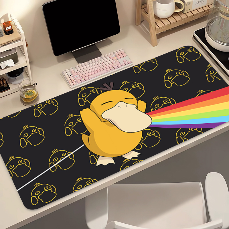 Gaming Accessories Women - Mauspad aus Naturkautschuk, Pokemon Psyduck, Notizbuch,