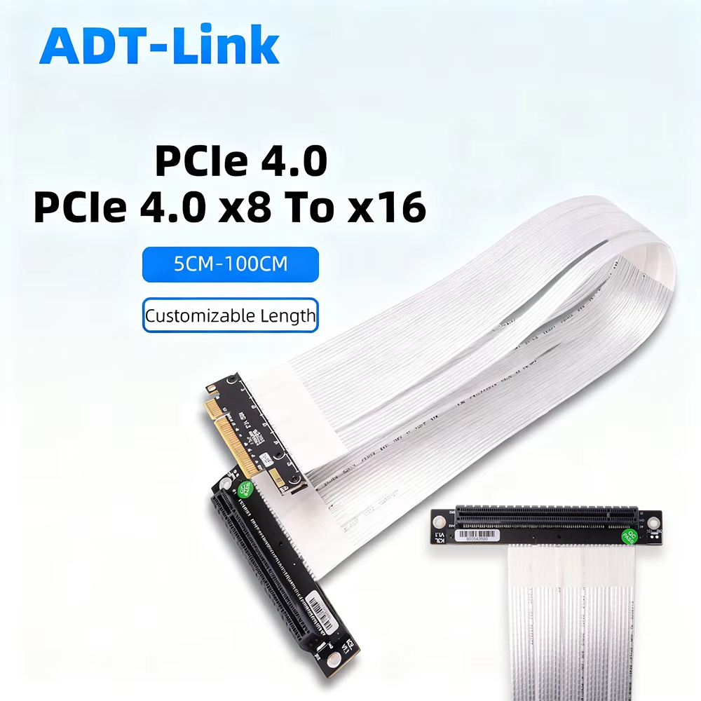 Vertical Gpu Bracket - ADT-Link PCIE 4.0 3.0 X8 auf