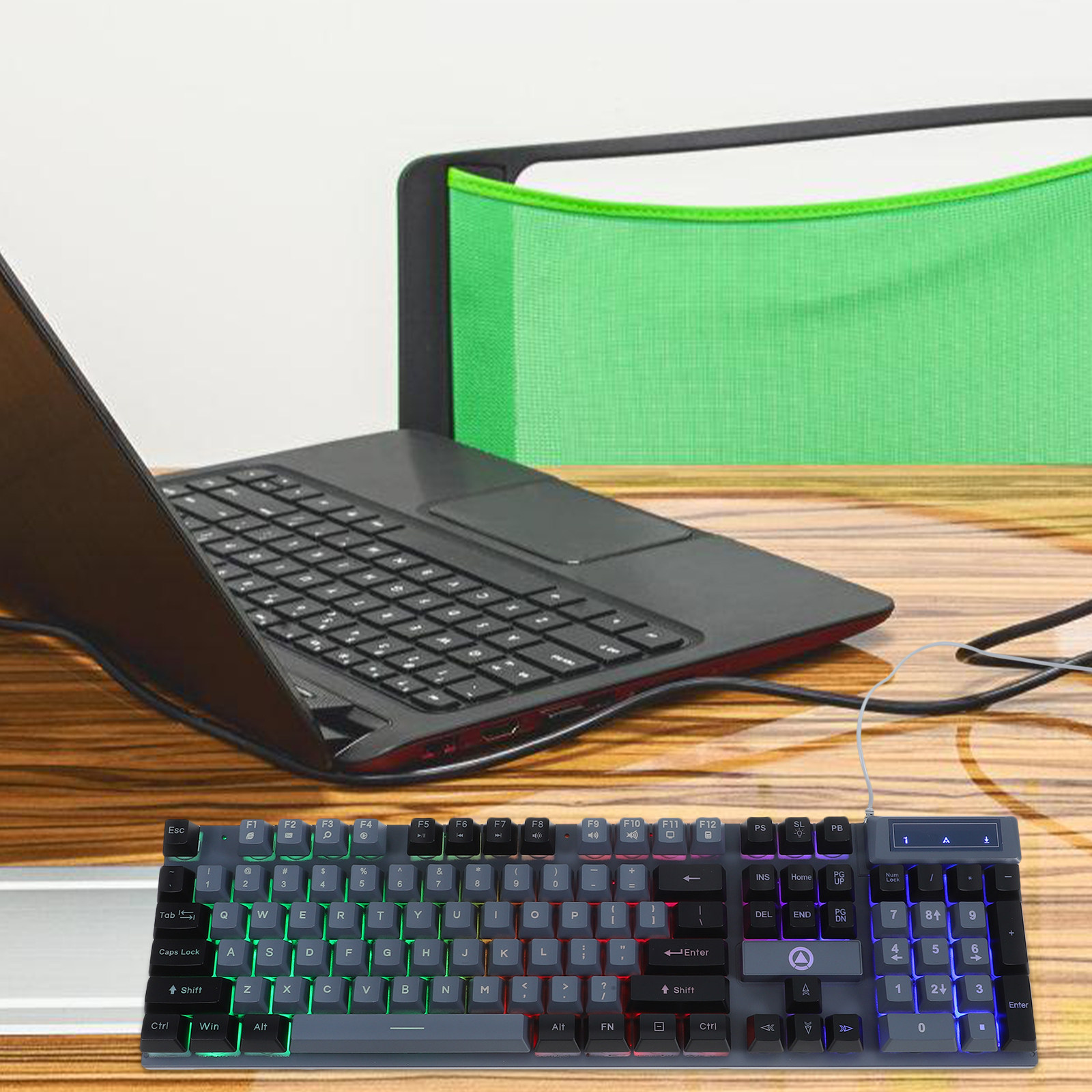 Gaming Hardware And Accessories - RGB-Gaming-Tastatur, 104 Tasten, mechanische Tastatur in