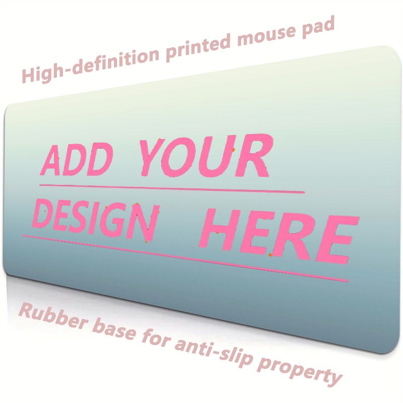Gaming Accessories For Desk - Individuelles Foto-Gaming-Mauspad Personalisierte Bild-Schreibtischunterlage Maßgefertigtes Großes