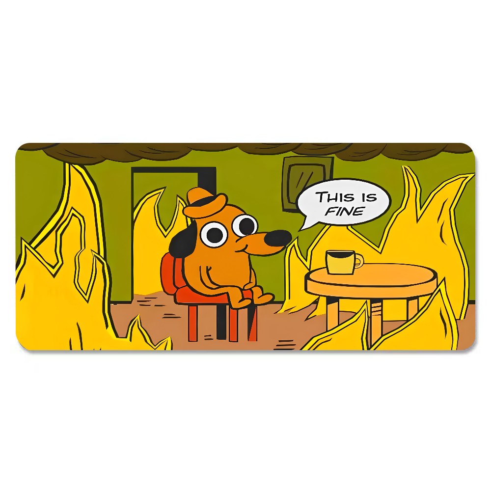 This Is Fine Dog Dackel-Mauspa – Gaming Accessories Women Bewertung und Preis
