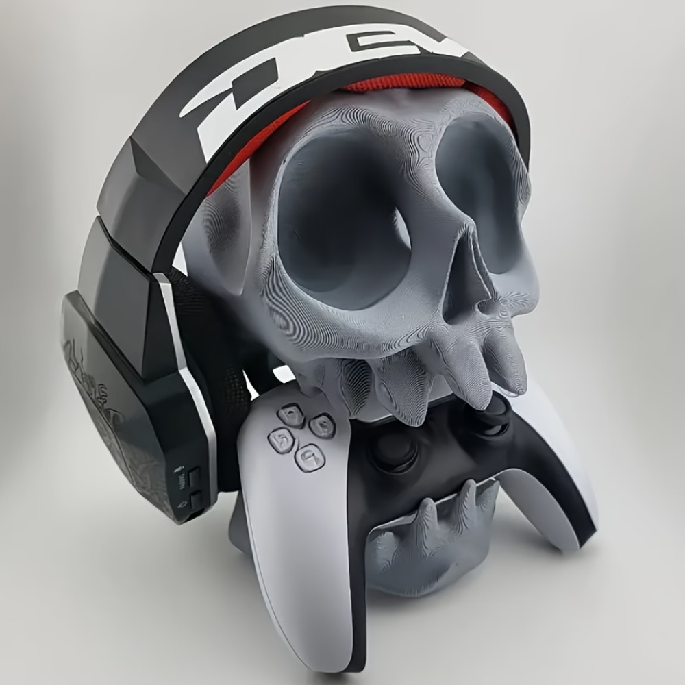 Totenkopf-förmiger Controller- – Gaming Accessories Holder Bewertung und Preis