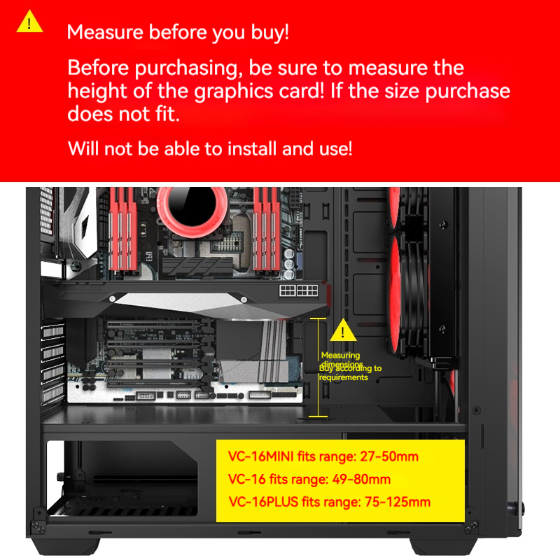 Grafikkarte GPU Halter Einstel – Vertical Gpu Bracket Bewertung und Preis