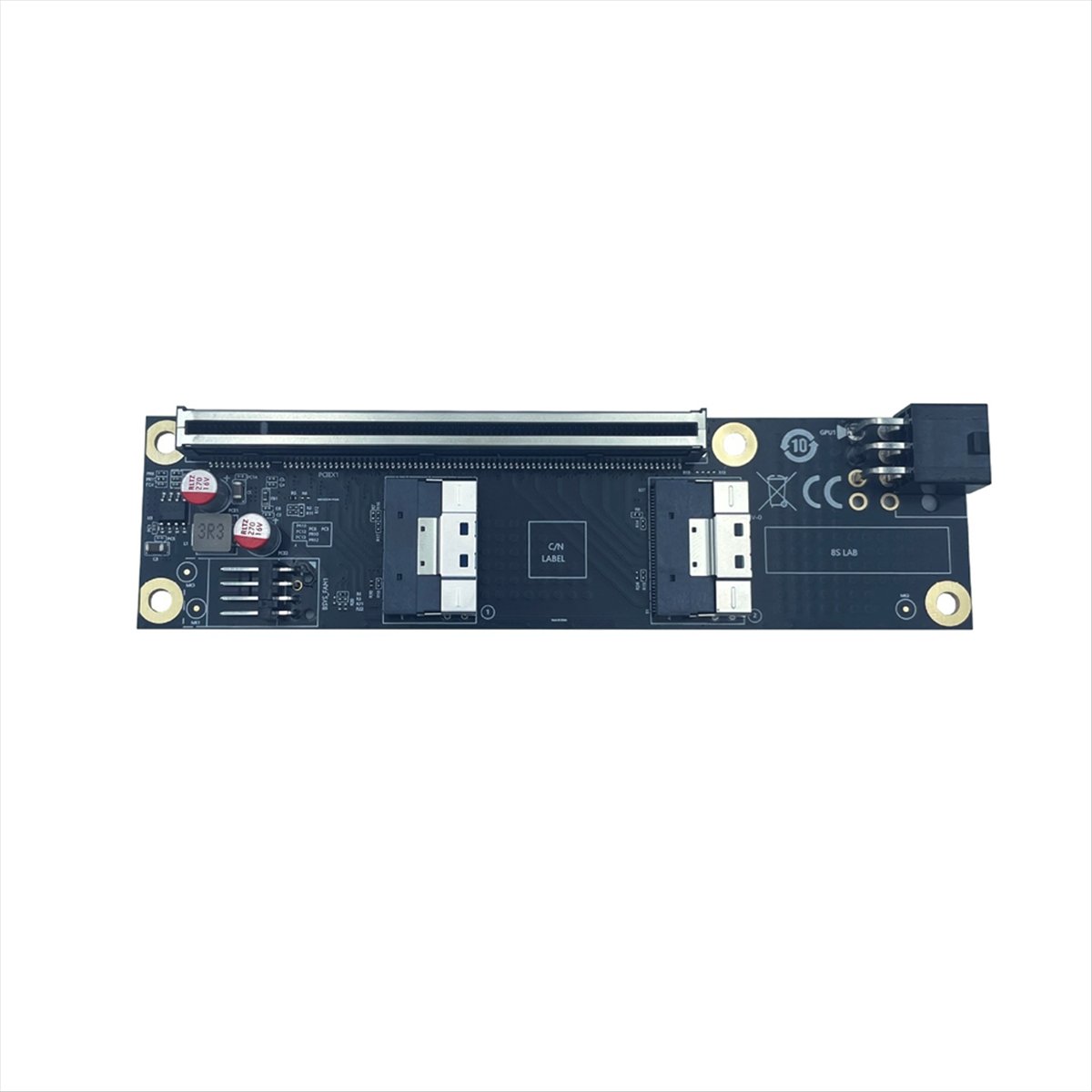 2-Port PCI-E 4.0 X16 auf SlimS – Vertical Gpu Bracket Bewertung und Preis
