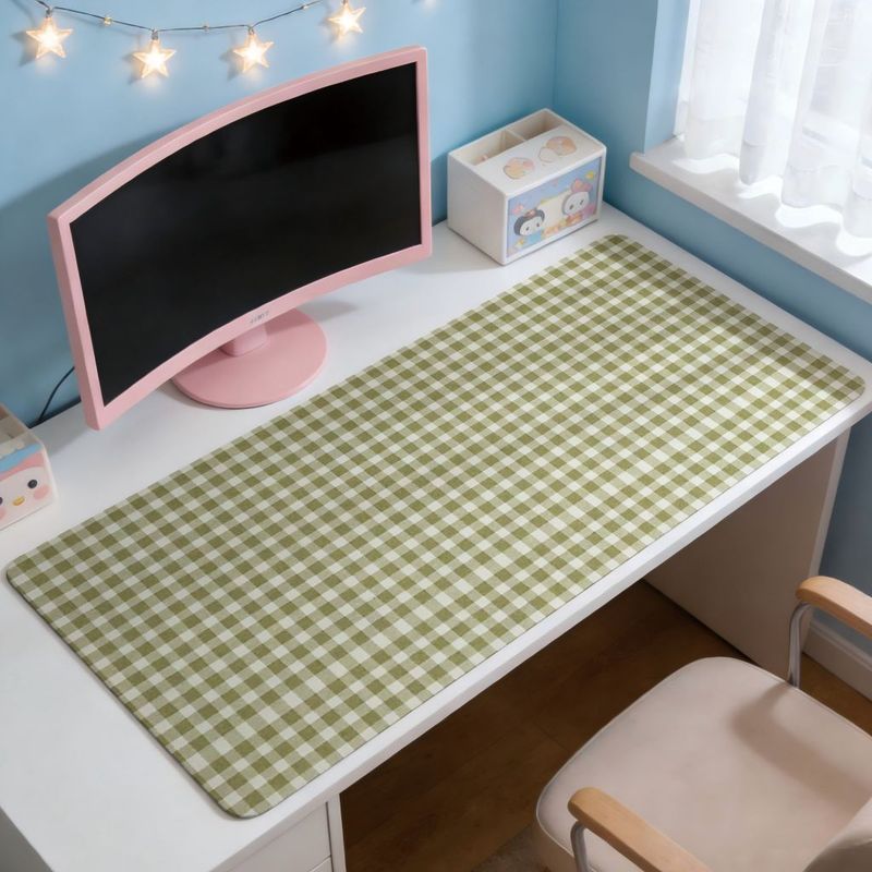 Olivgrünes Kariertes Mauspad f – Gaming Accessories Officeworks Bewertung und Preis