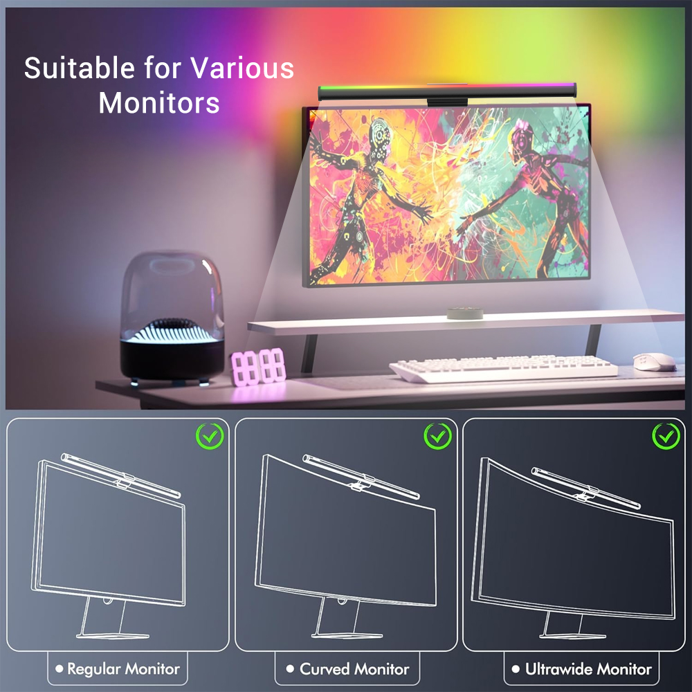 RGB Smart WLAN-Monitor-Lichtle – Gaming Accessories App Bewertung und Preis