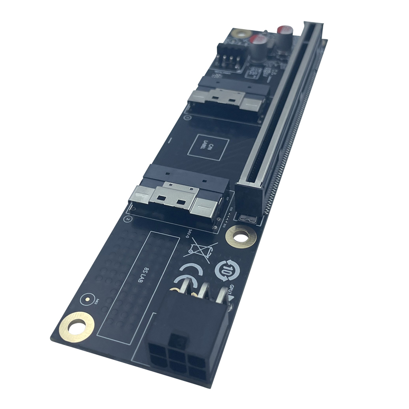NEUE 2 Port SlimSAS 8i x2 zu P – Vertical Gpu Bracket Bewertung und Preis
