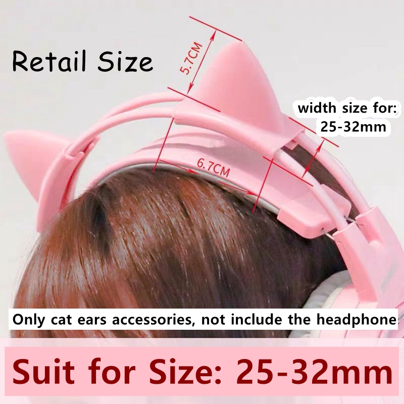 Rosa Silikon-Katzenohren-Anhän – Gaming Accessories Girls Bewertung und Preis