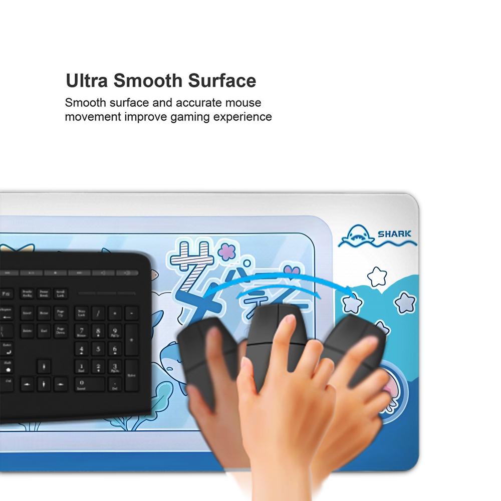 Niedliches Hai-Party-Mauspad,  – Gaming Accessories Officeworks Bewertung und Preis